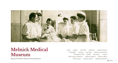Desktop Screenshot of melnickmedicalmuseum.com